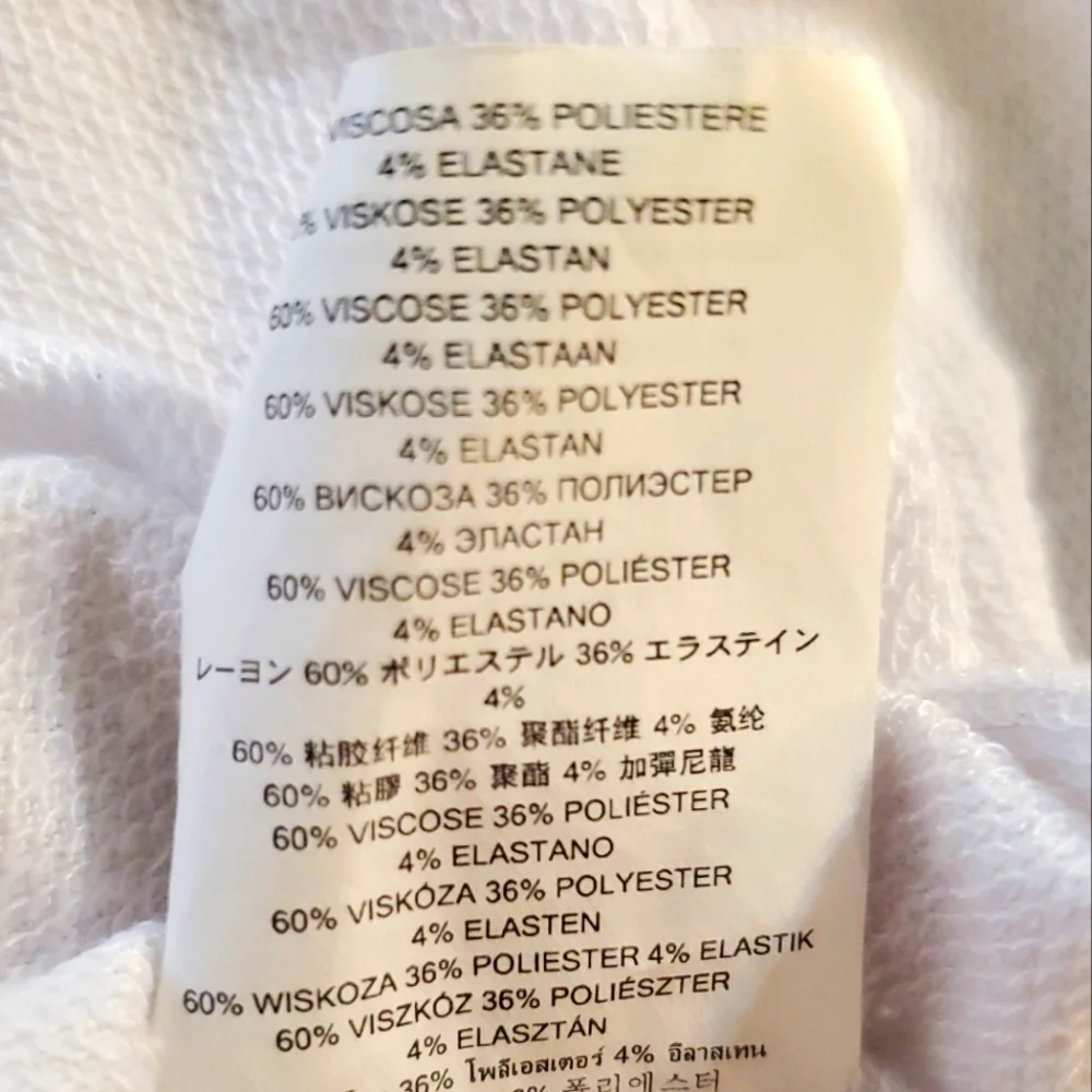Michael Michael Kors Women's White Cowl Neck Bling Logo Pullover‎ Hoodie Large